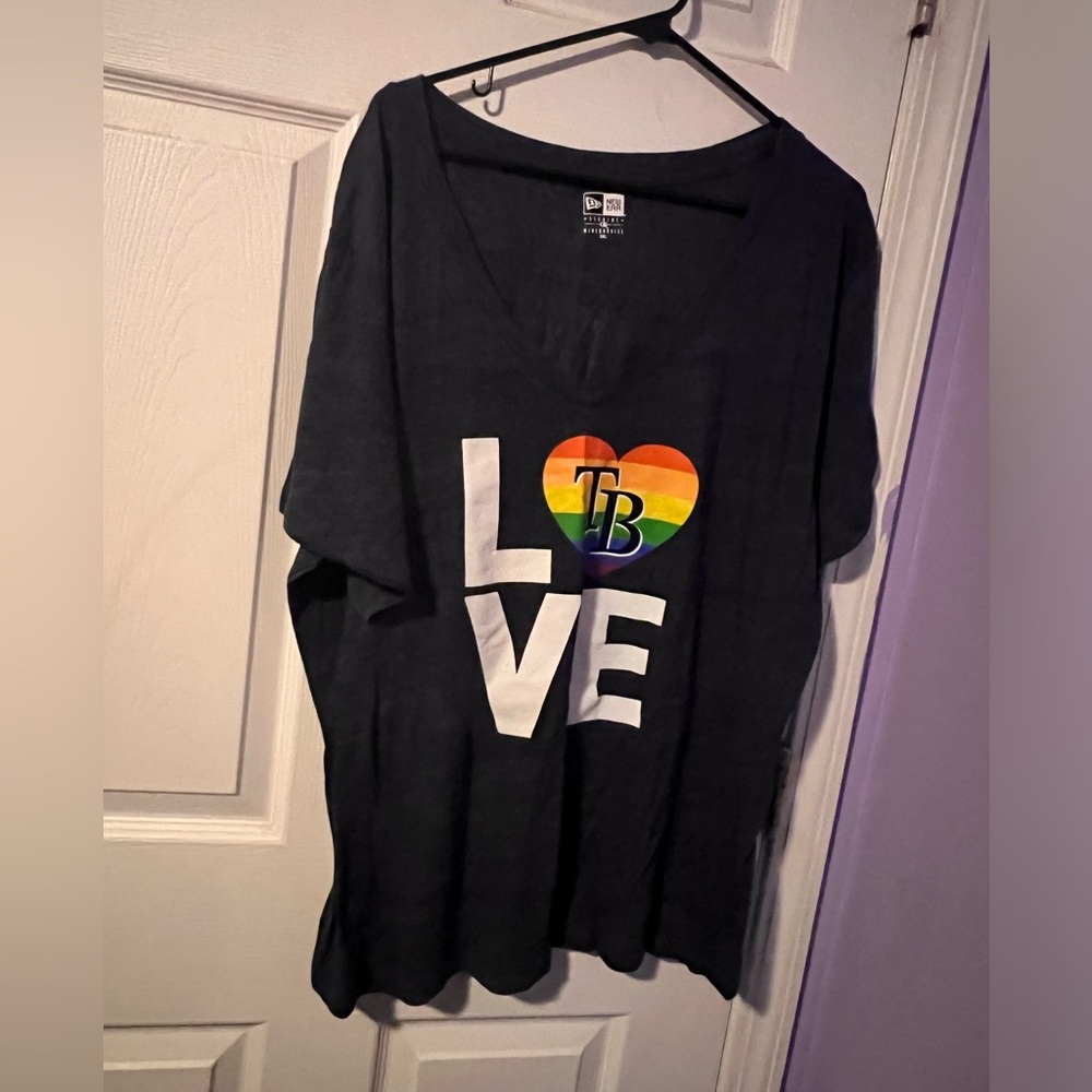 New ERA Tampa Bay pride Love tshirt